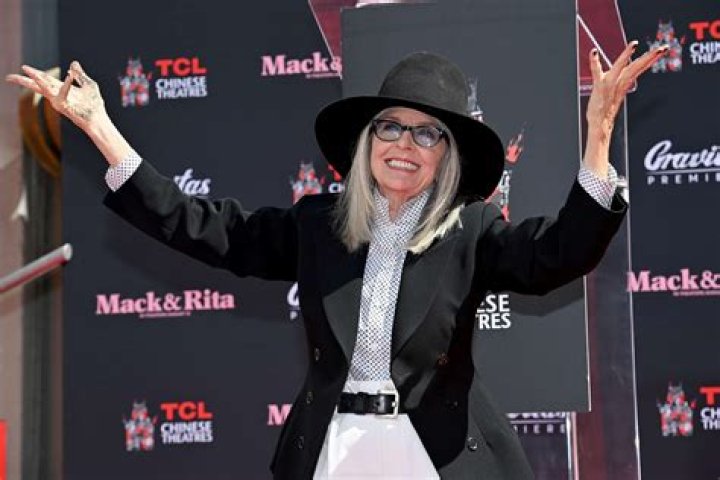 Diane Keaton during an event in February 2007