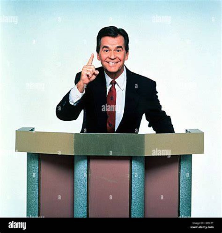 Dick Clark at the 1990 the Grammy Awards