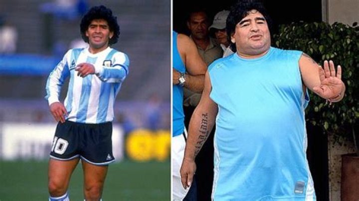 Diego Maradona before the start of Serie A home match between Napoli and Juventus in 1990