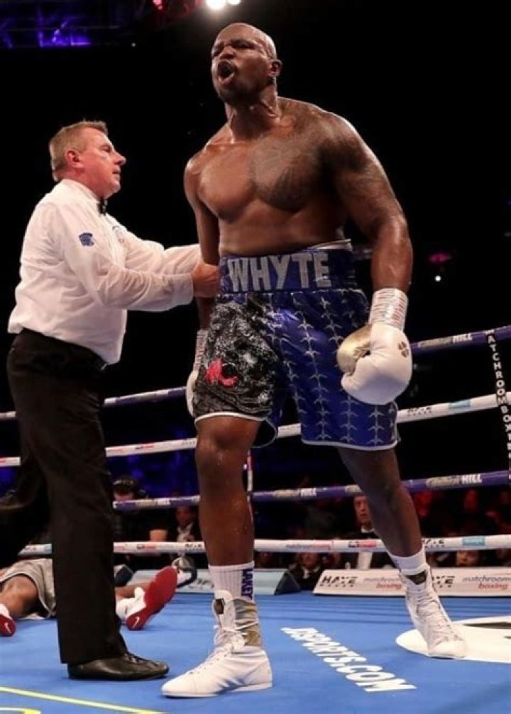 Dillian Whyte as seen in an Instagram Post in February 2021