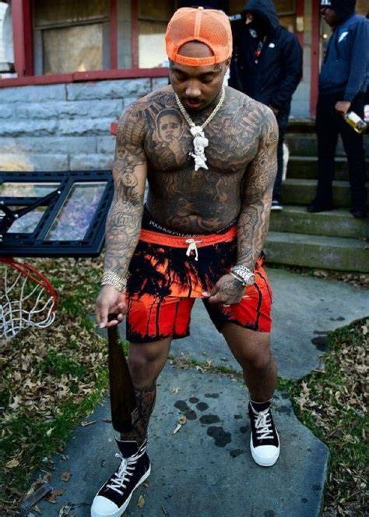 Doe Boy as seen in a picture wearing a Cleveland Browns helmet taken in December 2022