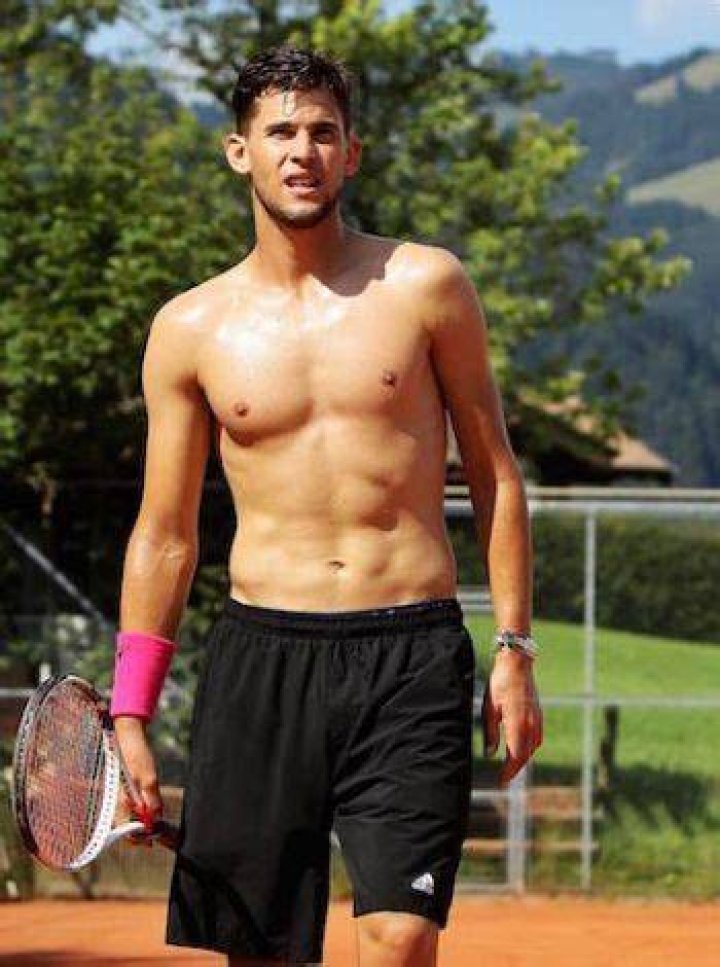 Dominic Thiem shirtless body