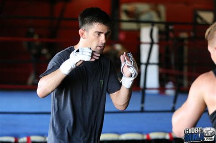 Dominick Cruz at Alliance MMA Gym in August 2018