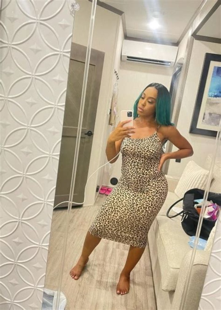 DomiNque Perry as seen in a selfie that was taken in August 2021