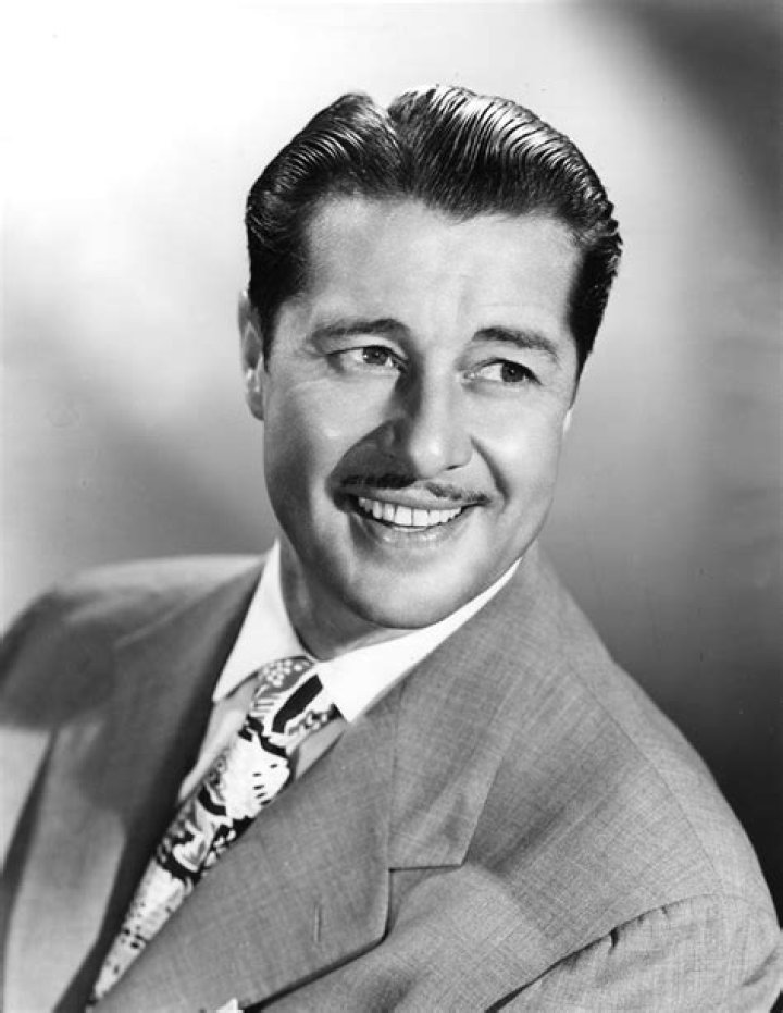 Don Ameche as seen on the set of International Showtime in 1964
