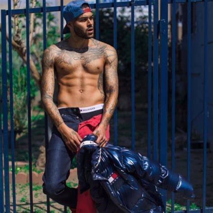 Don Benjamin flaunting his physique in May 2020