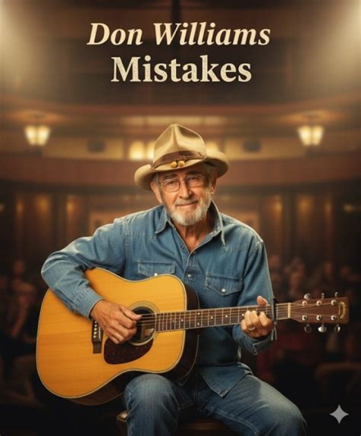 Don Williams as seen while performing in a concert at the Burton Cummings Theatre in Winnipeg, Manitoba, Canada on November 5, 2006