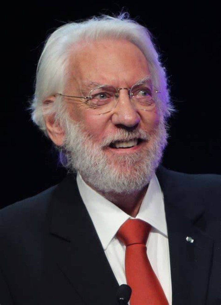 Donald Sutherland as seen in a picture taken at the Hunger Games Mockingjay London Premiere in November 2014