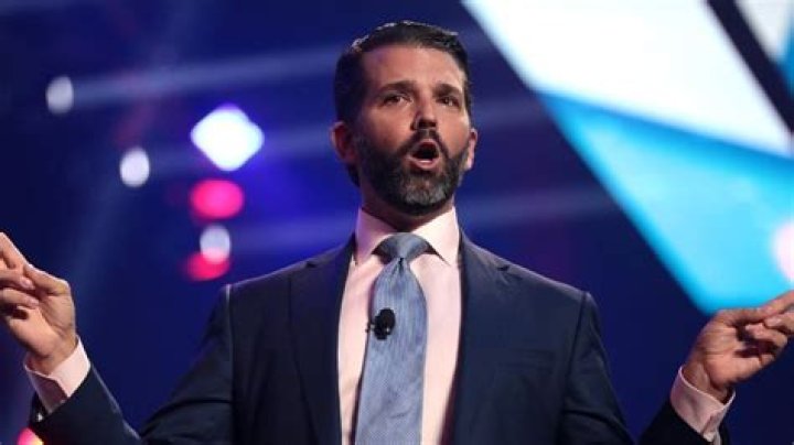 Donald Trump Jr. speaking at a 'Keep America Great' rally in Arizona