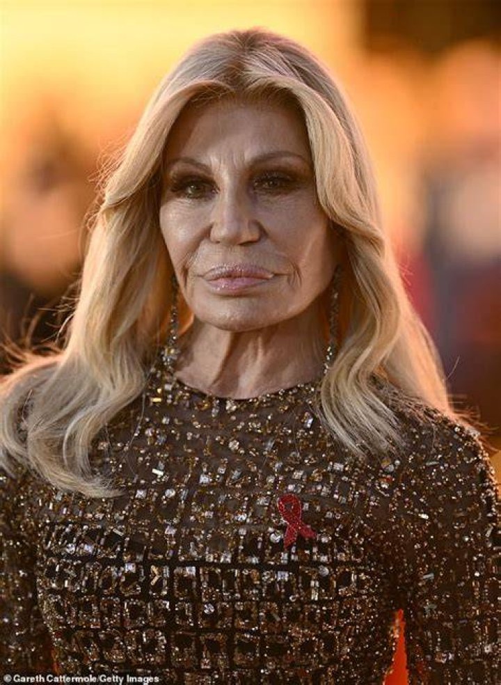 Donatella Versace looks stunning at the Time 100 Gala in 2010