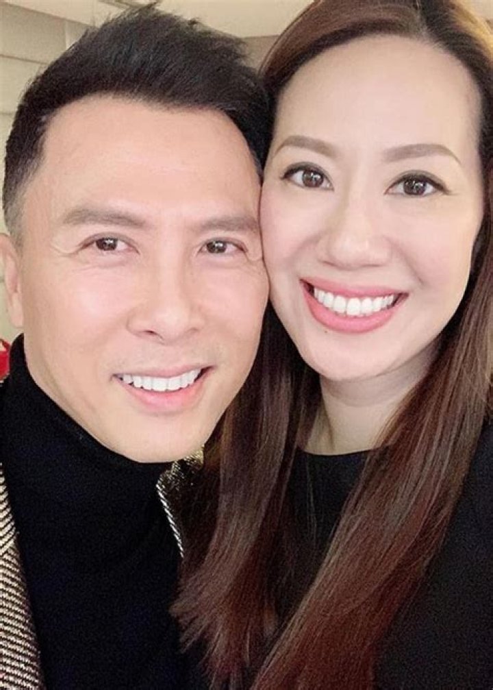 Donnie Yen with his Spouse Cissy Wang as seen on his Instagram Profile in February 2019