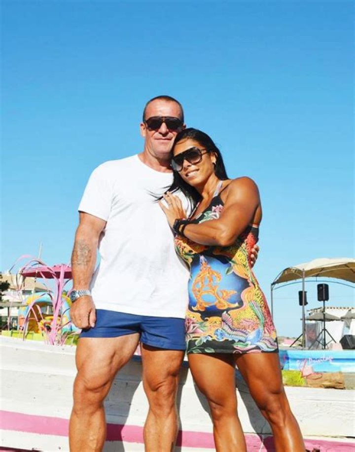 Dorian Yates and Glauce Ferreira as seen in December 2018
