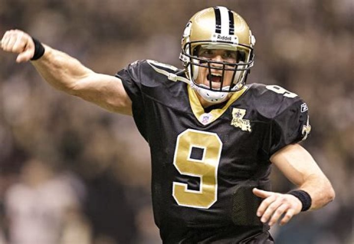 Drew Brees during a NFL match against Detroit Lions in December 2015