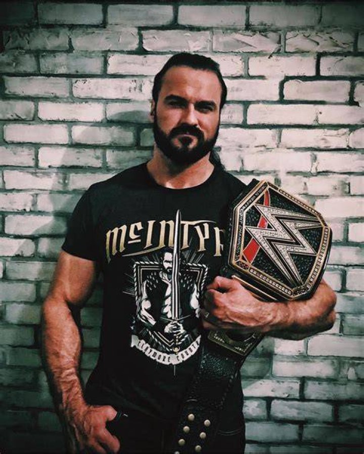 Drew McIntyre in an Instagram post as seen in March 2018