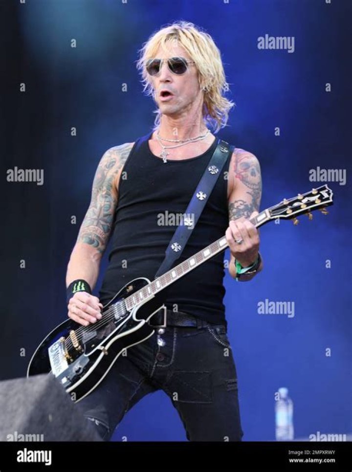 Duff McKagan (Right) as seen while performing along with Axl Rose during the Not in This Lifetime... Tour in 2017