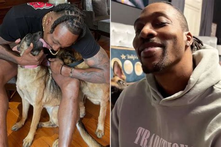 Dwight Howard with his pet snake as seen in February 2017