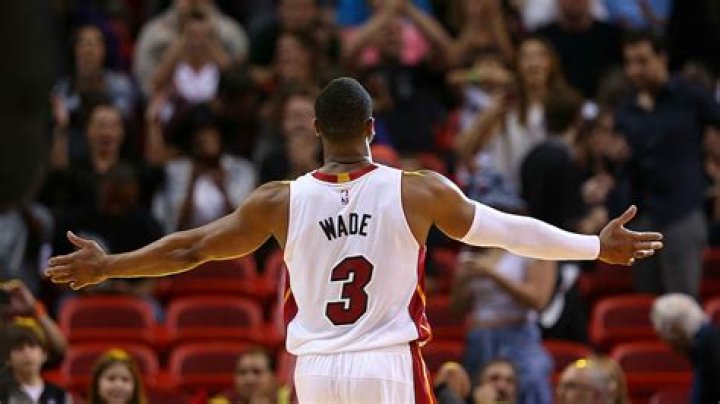 Dwyane Wade in a match against Orlando Magic on March 13, 2012