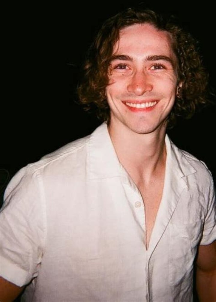 Dylan Arnold as seen while smiling wide for the camera in July 2018