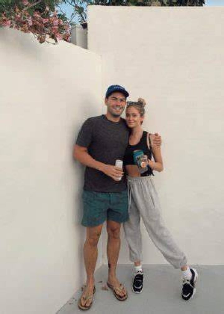 Dylan Barbour with his sweetheart in November 2020