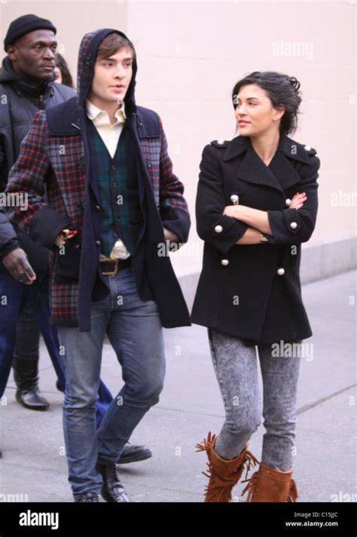 Ed Westwick and Jessica Szohr