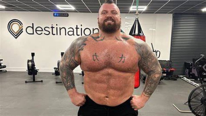Eddie Hall in an Instagram selfie as seen in September 2017