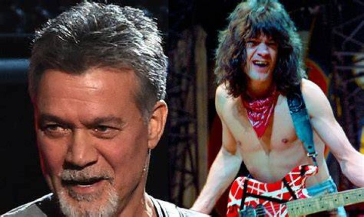 Eddie Van Halen (Right) and David Lee Roth pictured while performing at a concert at Bell Center, Montreal during The Van Halen Tour on November 10, 2007