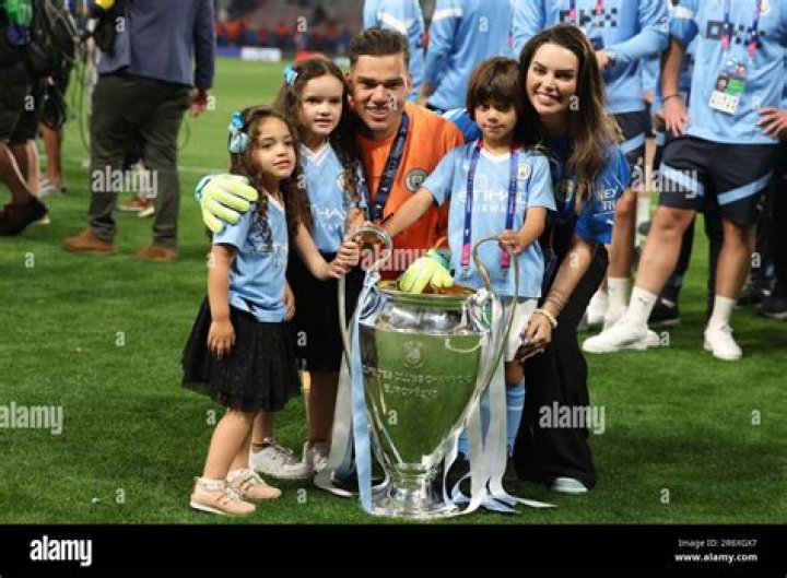 Ederson with his family in July 2018
