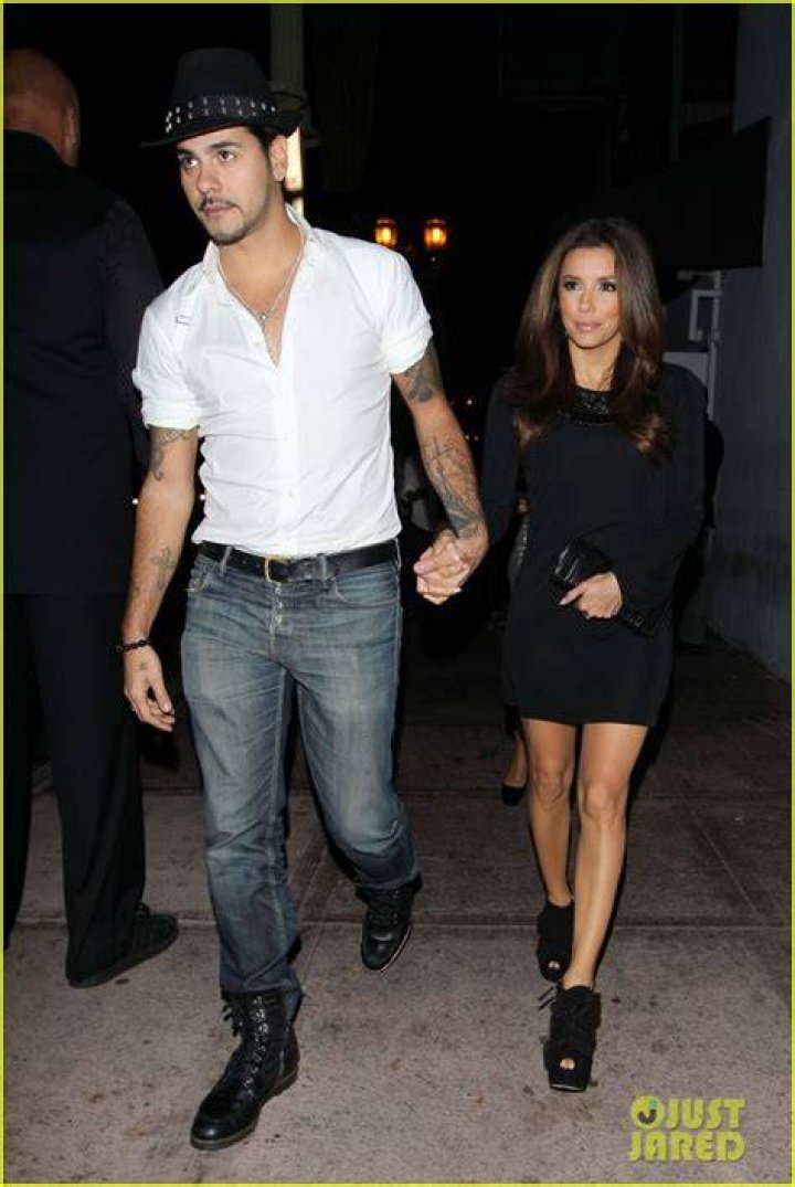 Eduardo Cruz with Eva Longoria