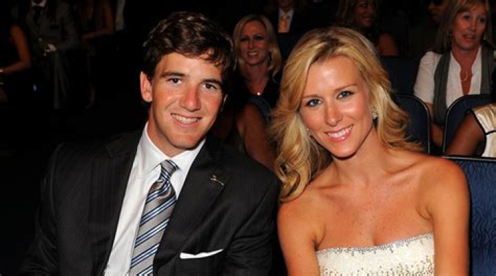 Eli Manning and wife Abby McGrew at the 2008 ESPYs Giant Event