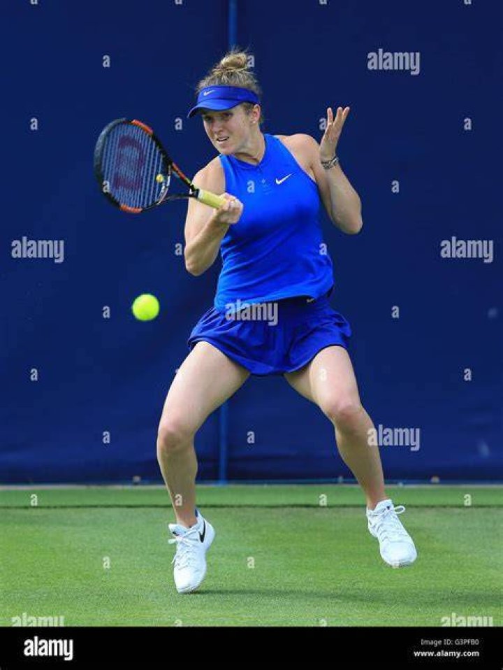 Elina Svitolina during the Aegon International Tennis tournament in June 2015