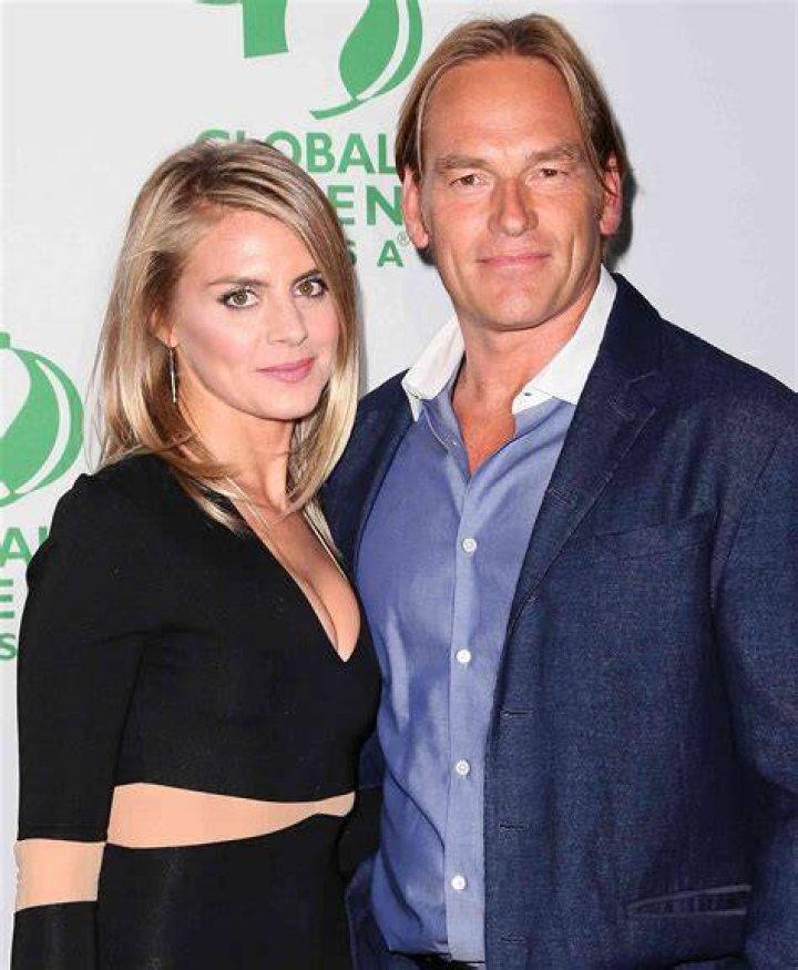Eliza Coupe and Darin Olien at Global Green USA's 11th Annual Pre-Oscar party in February 2014