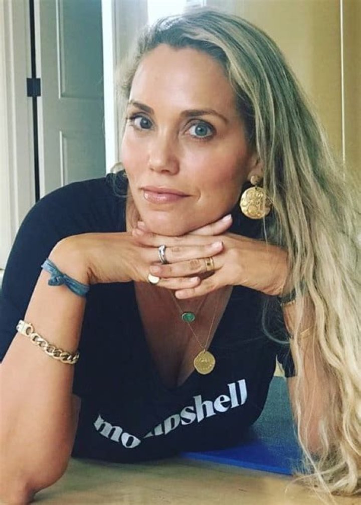 Elizabeth Berkley in an Instagram selfie as seen in April 2018