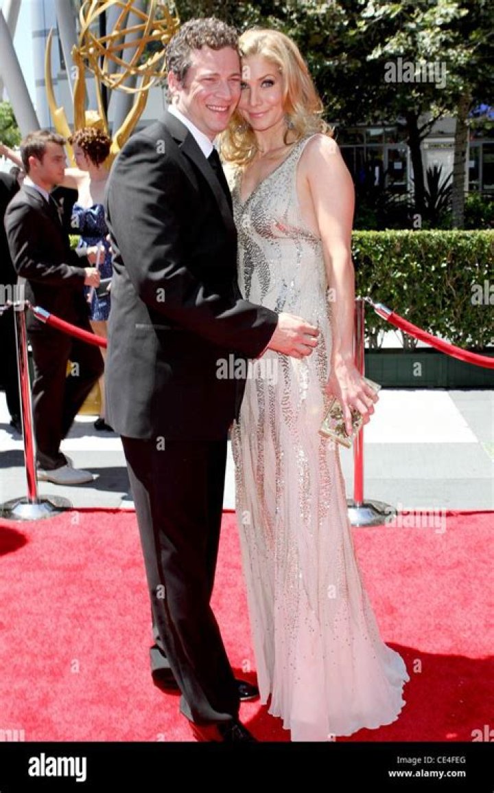 Elizabeth Mitchell and Chris Soldevilla at the Creative Arts Emmy Awards in August 2010