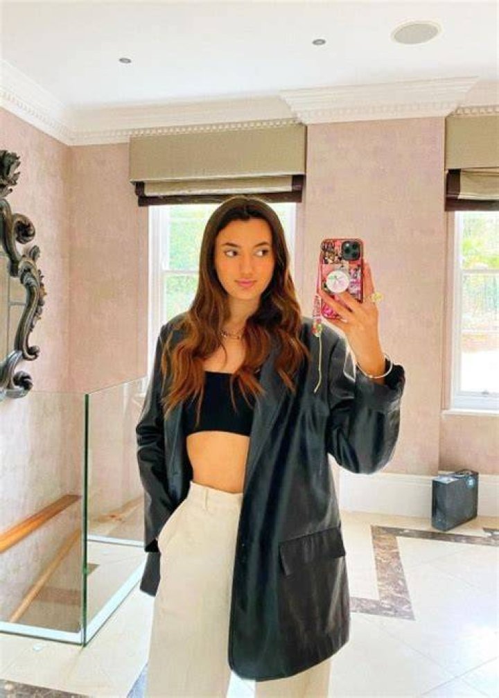 Eloise Fouladgar as seen in a selfie that was taken in London, United Kingdom in August 2021