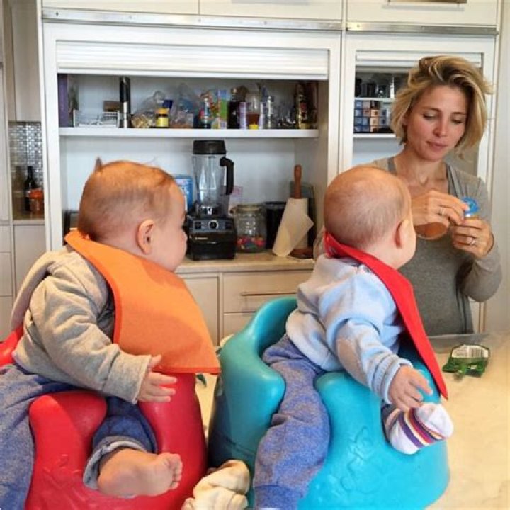 Elsa Pataky feeding her twin babies