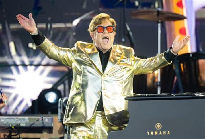 Elton John during day 6 of Jazz Fest