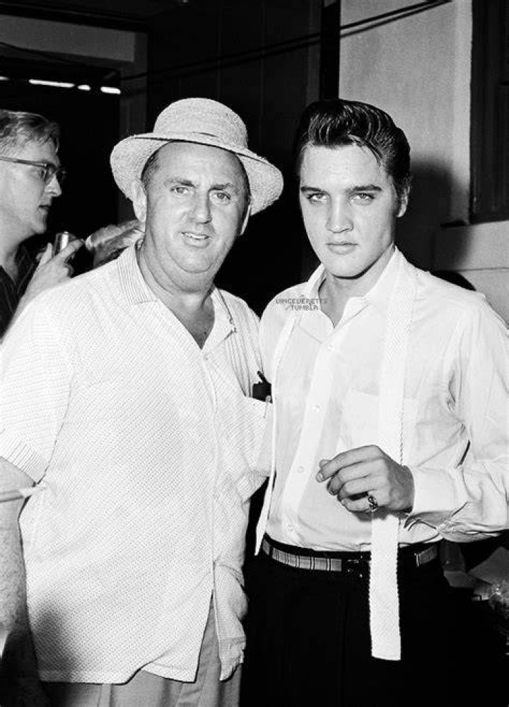 Elvis Presley and Colonel Tom Parker in 1969
