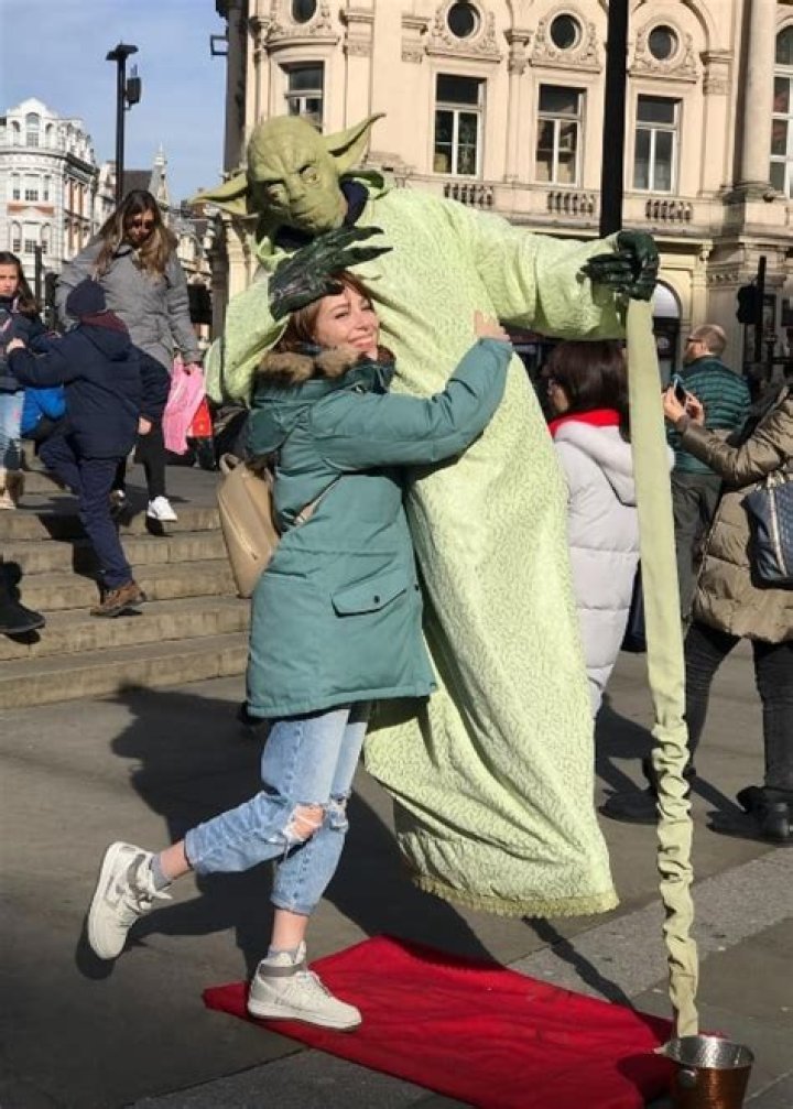 El&ccedil;in Sangu at Piccadilly Circus in February 2018