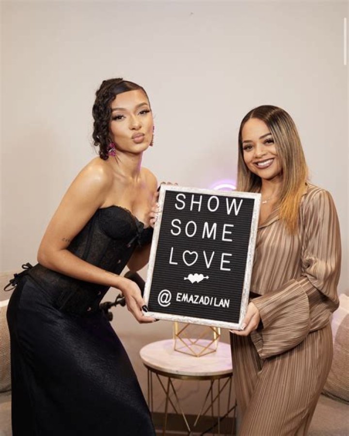 Emaza Dilan in an Instagram selfie as seen in July 2019