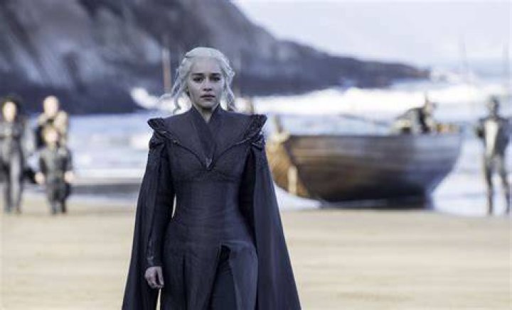 Emilia Clarke as Daenerys Targaryen in a still from "Game of Thrones"
