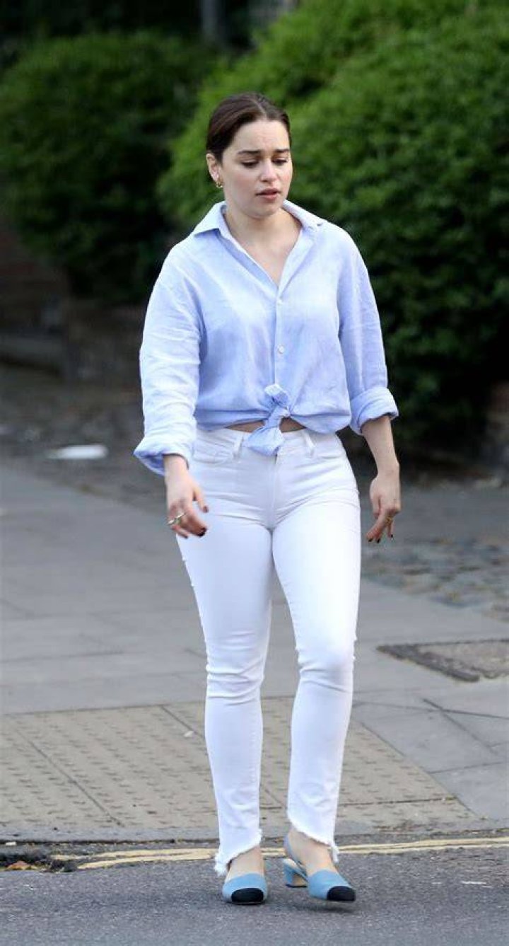 Emilia Clarke out in London in May 2017