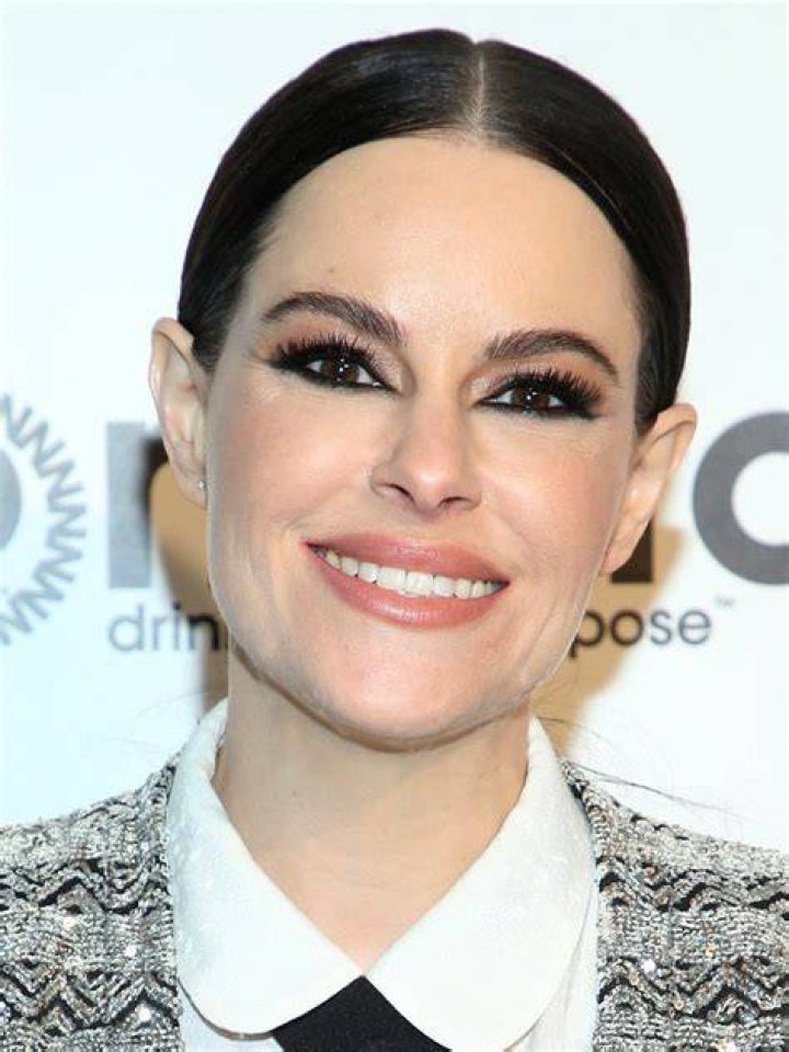 Emily Hampshire in an Instagram post as seen in April 2019