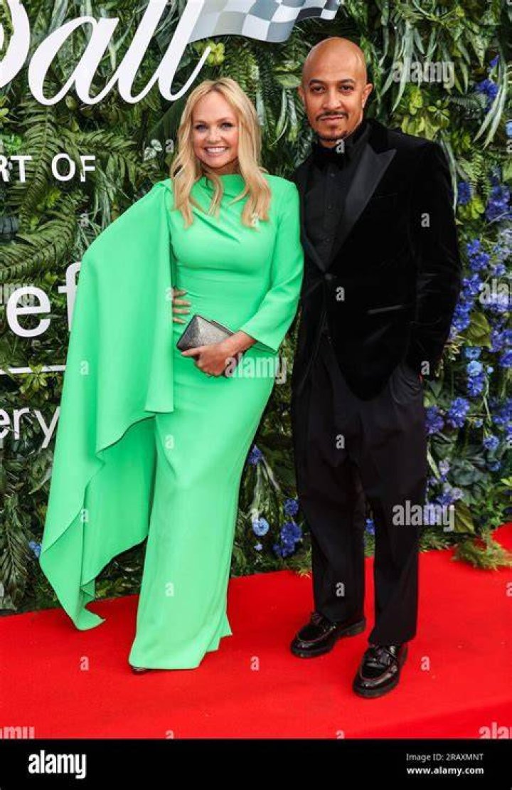 Emma Bunton and Jade Jones with family