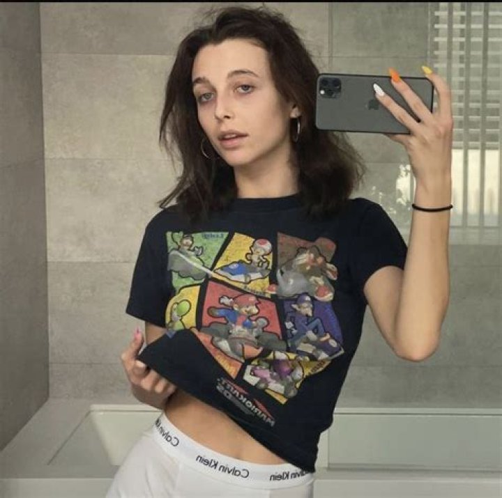 Emma Chamberlain in a selfie in February 2018