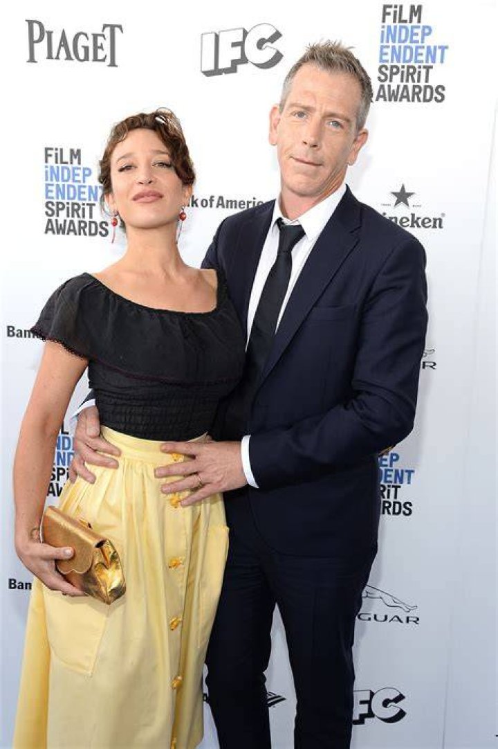 Emma Forrest and Ben Mendelsohn in a selfie in October 2014