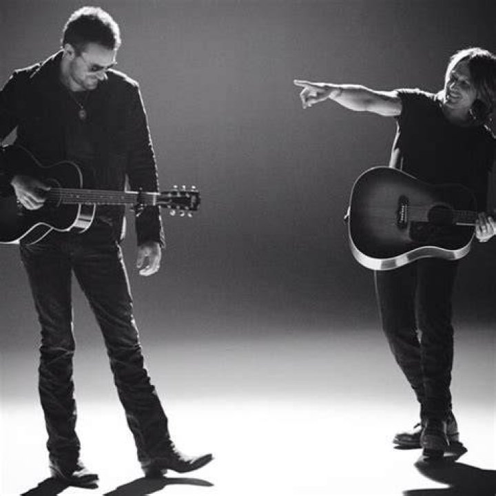 Eric Church (Left) as seen with Keith Urban