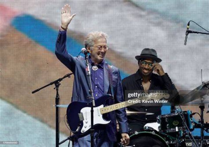 Eric Clapton performing at Crossroads Festival in 2009