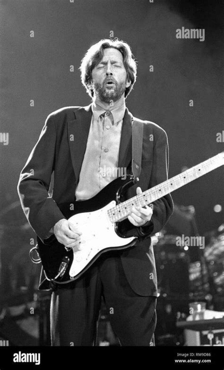 Eric Clapton performing live at Rotterdam in 2006