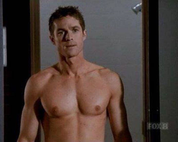 Eric Close shirtless in a scene from the TV mini series Seven Deadly Sins