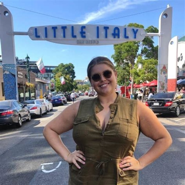 Erica Jean Schenk at Little Italy, San Diego, as seen in July 2019